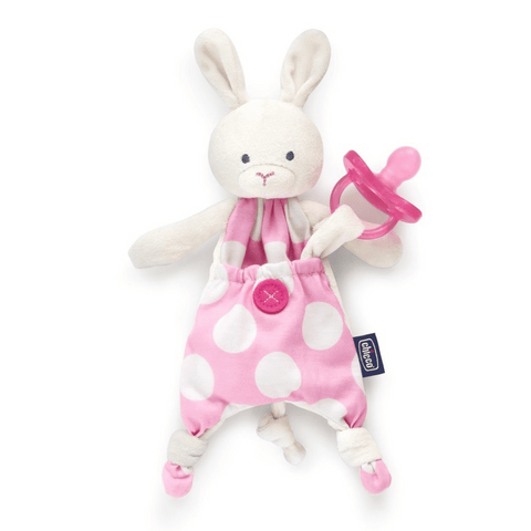 Image of Chicco Guardachupete Mantita Conejito Rosa Pocket Friend