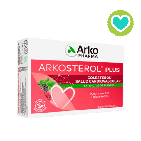 Image of Arkosterol Plus CoQ10 Duplo 2x30 Cápsulas | Pack Ahorro 6 Meses | Arkopharma