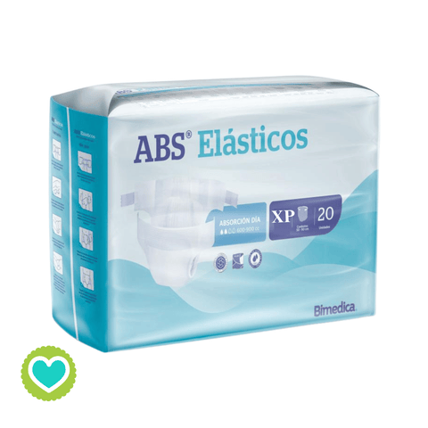 Image of ABS Elásticos Día Pañal (600-900 ml) Talla XP a G (60 o 80 unidades)