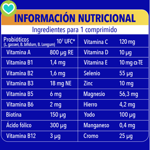 Image of Bion3 Defense Vitamina D y Zinc 30 Comprimidos