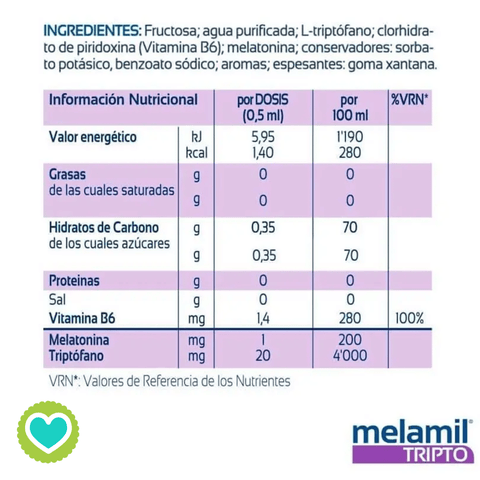 Image of Humana Melamil Tripto Gotas 30ml