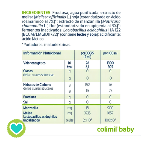 Image of Humana Colimil Baby Frasco 30ml