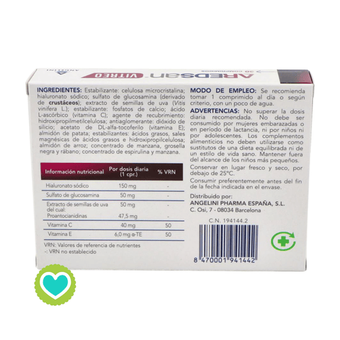 Image of Aredsan Vitreo 30 Comprimidos
