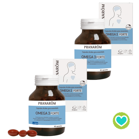 Image of Pranarom Omega 3 Forte Pack 2 x 60 Cápsulas
