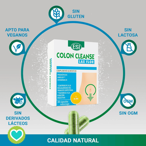 Image of Colon Cleanse Lax Flor Pack 4x30 cápsulas