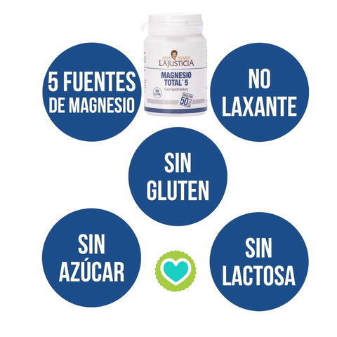 Image of Ana Maria Lajusticia Magnesio Total 5 100 Comprimidos