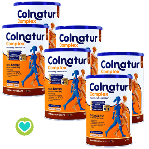 Image of Colnatur Complex Colágeno Pack 6x420gr. Sabor Chocolate.