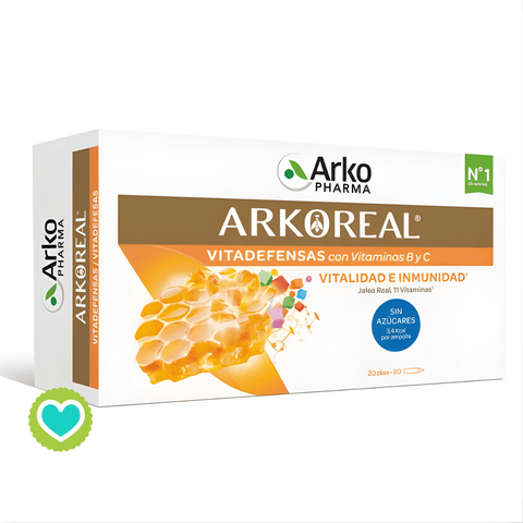 Image of Arkopharma ArkoReal Vitadefensas Vit. B y C SIN AZÚCAR 20 Ampollas