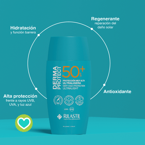 Image of Rilastil Dermaprotect SPF50+ con COLOR 50ml