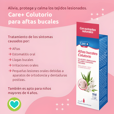 Image of Care+ Colutorio Para Aftas Bucales 120ml