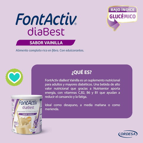 Image of FontActiv DiaBest Vainilla Pack 3 x 400g