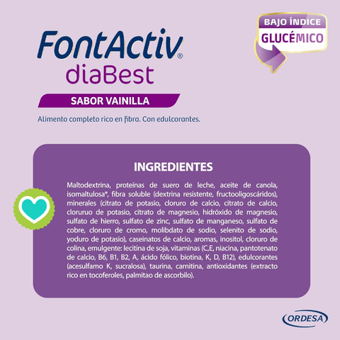 Image of FontActiv DiaBest Vainilla Pack 3 x 400g