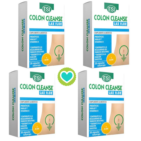 Image of Colon Cleanse Lax Flor Pack 4x30 cápsulas