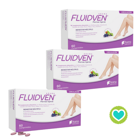 Image of Fluidven Piernas Ligeras Pack 3 x 60 Comprimidos