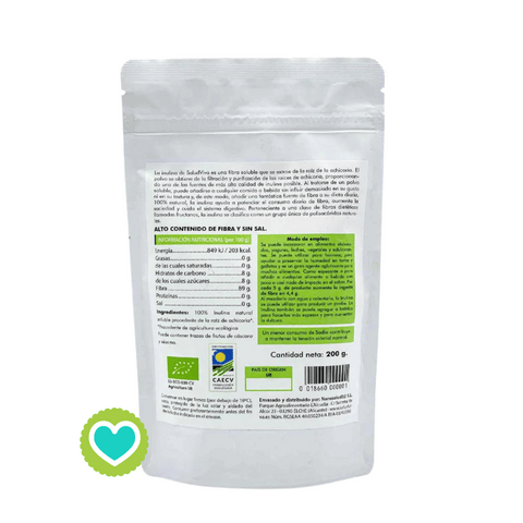 Image of Inulina de Achicoria en Polvo 200g Salud Viva