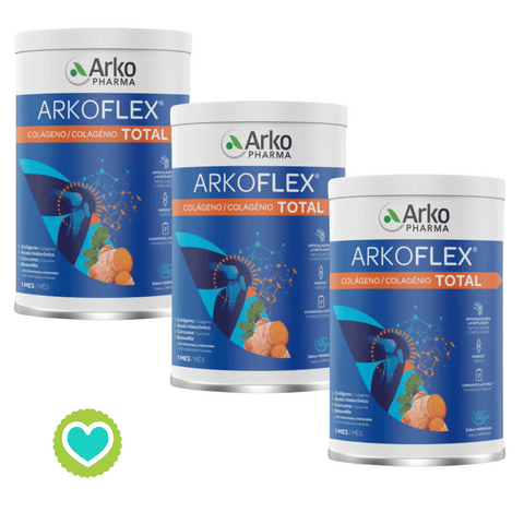 Image of Arkopharma Arkoflex Colágeno Total Sabor Naranja Pack 3x390g