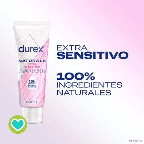 Image of Durex Lubricante Naturals Extra Sensitivo Aloe Vera 100ml
