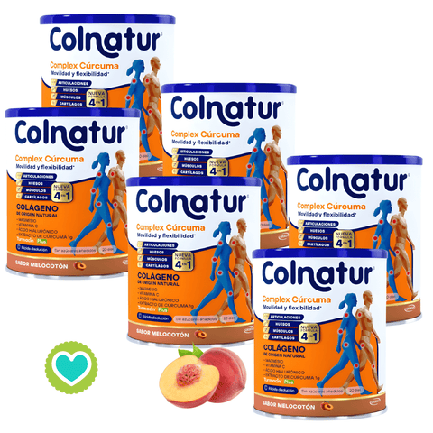 Image of Colnatur Complex Colágeno Cúrcuma 254gr - Sabor Melocotón