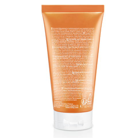 Image of Vichy Capital Soleil Crema Rostro Tacto Seco tono bronceado SPF50 50ml