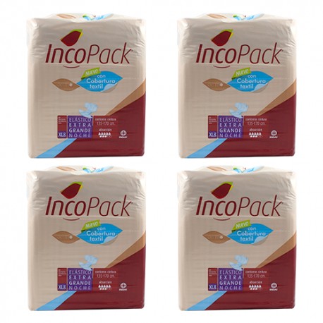 Image of Incopack Pañal elástico Talla XL Noche 80 und