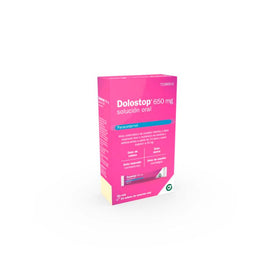 Dolostop 650mg 10 sobres Solución Oral 10ml