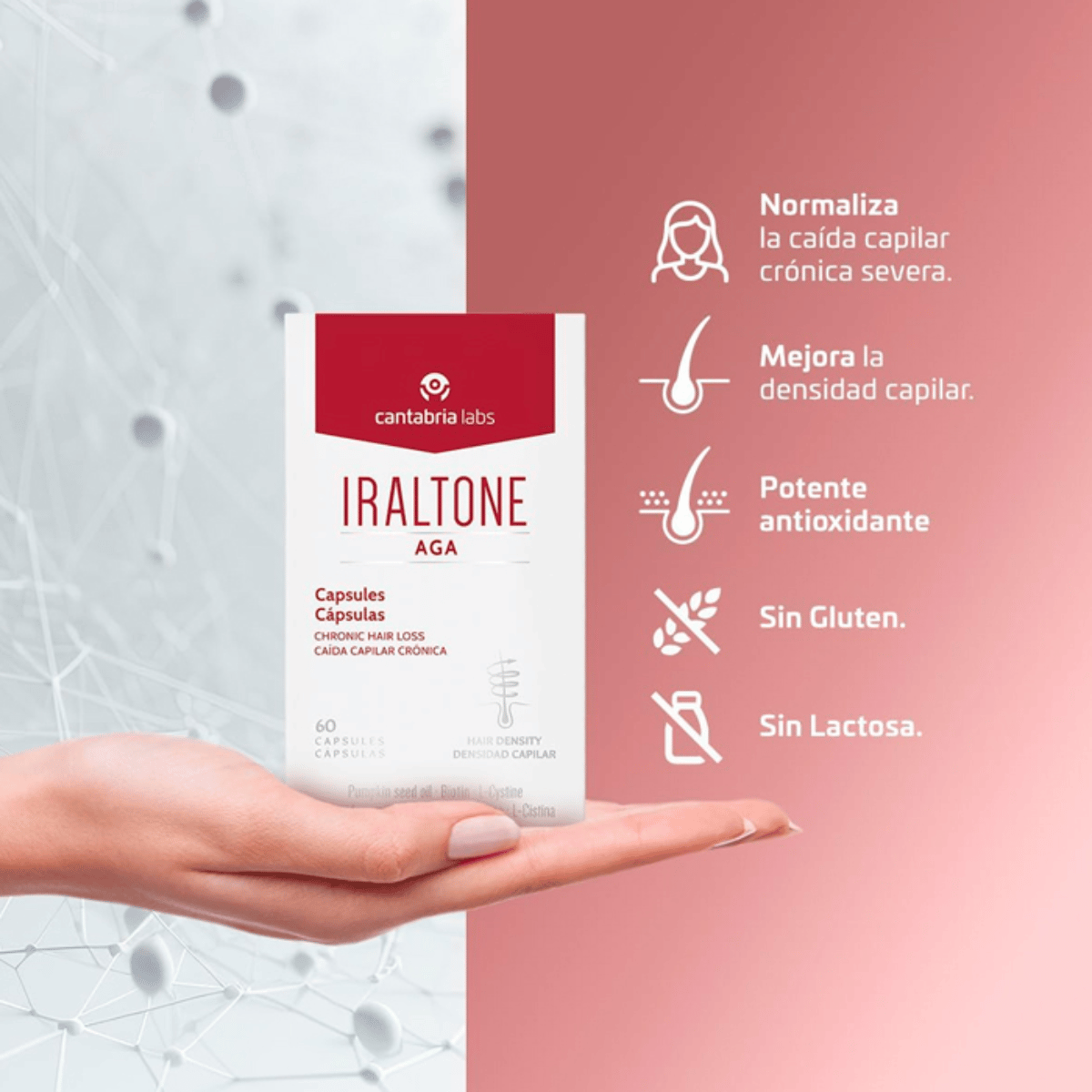 Iraltone AGA Duplo 2x60 Cápsulas