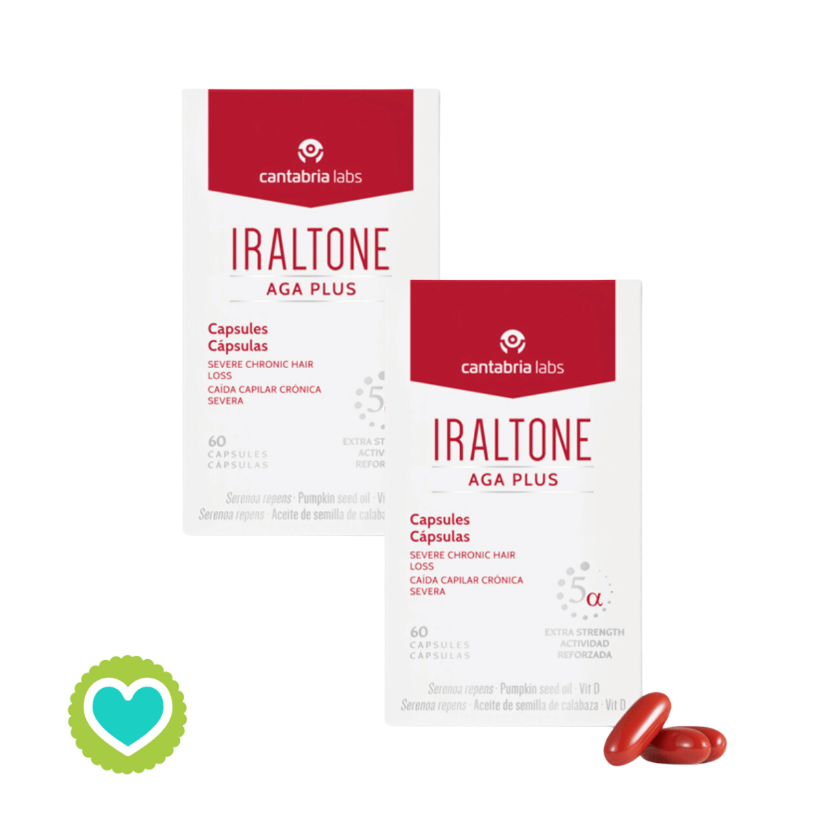 Iraltone AGA Plus 2x60 Cápsulas