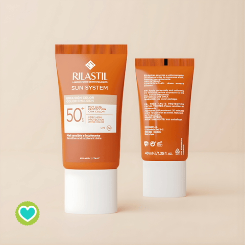 Image of Rilastil Sun System SPF 50+ Emulsion Color 40ml