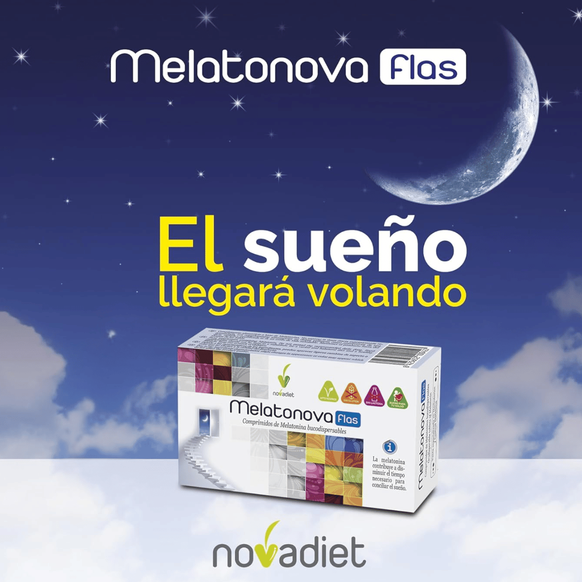 Novadiet Melatonova Flas 30 comprimidos