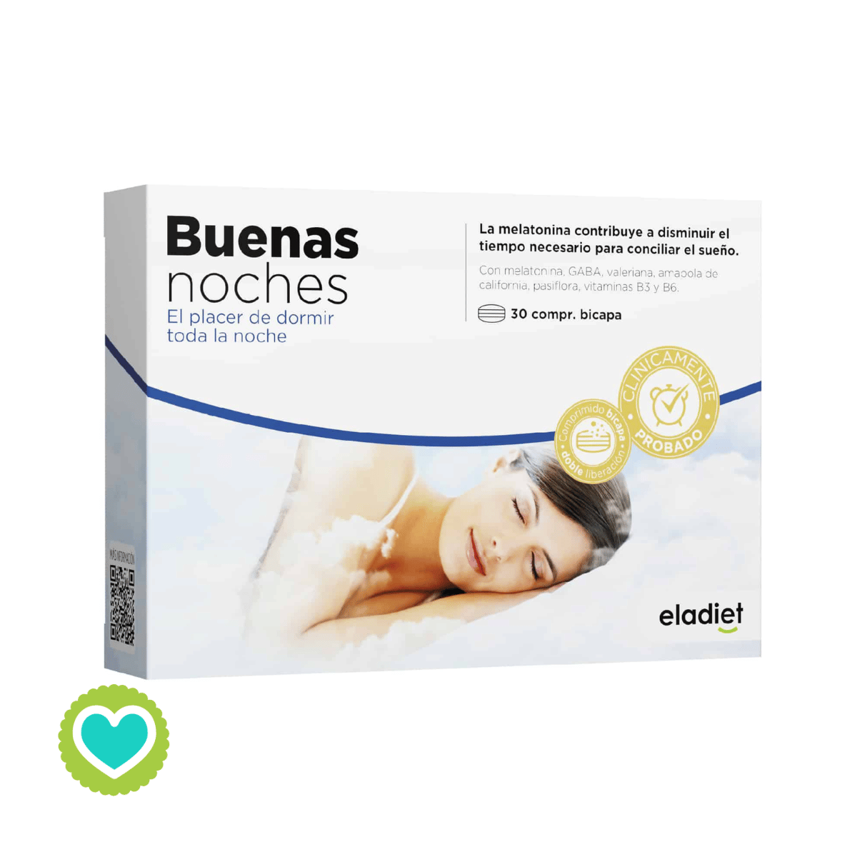 Eladiet Buenas Noches 30 Comprimidos Bicapa