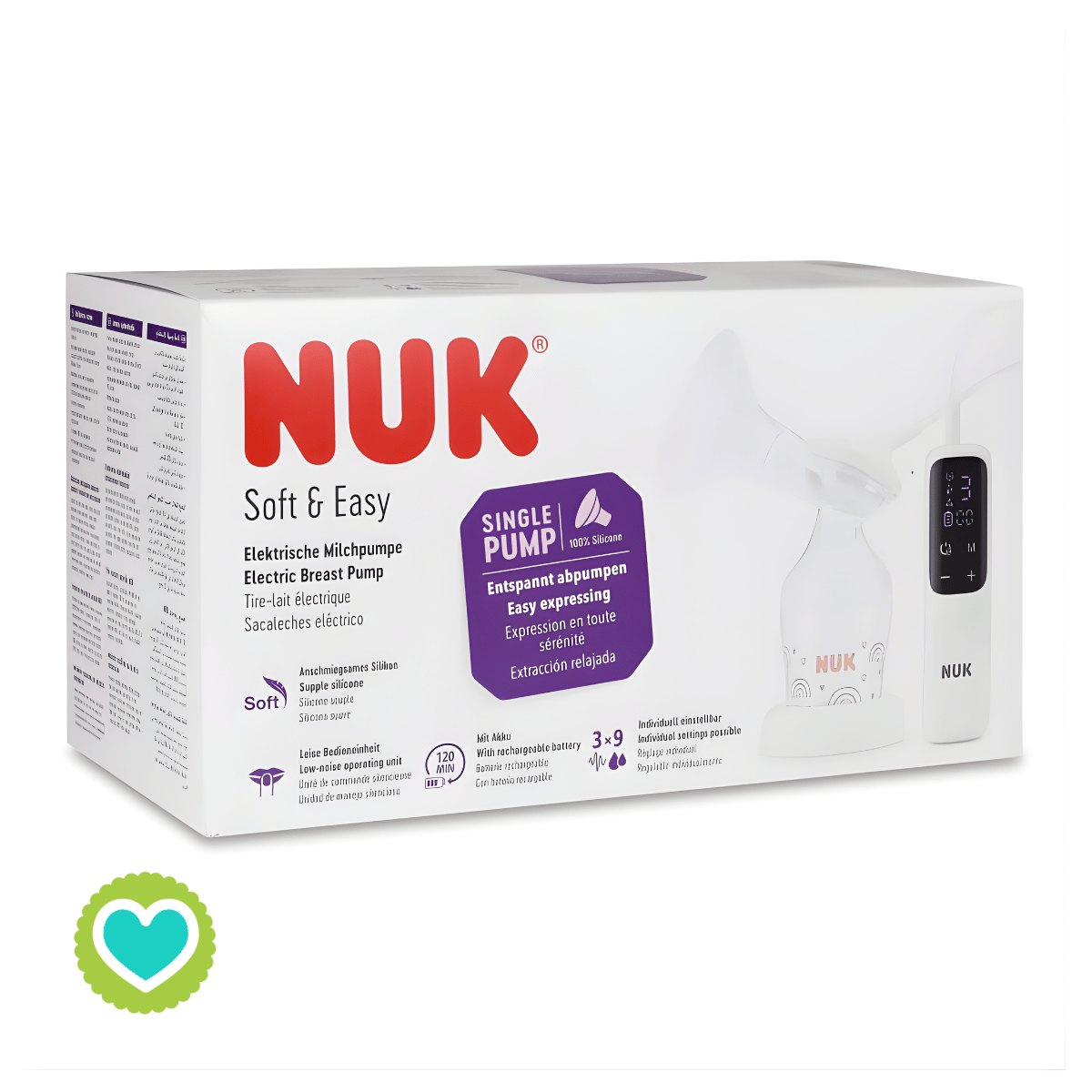 NUK Sacaleches eléctrico Soft & Easy