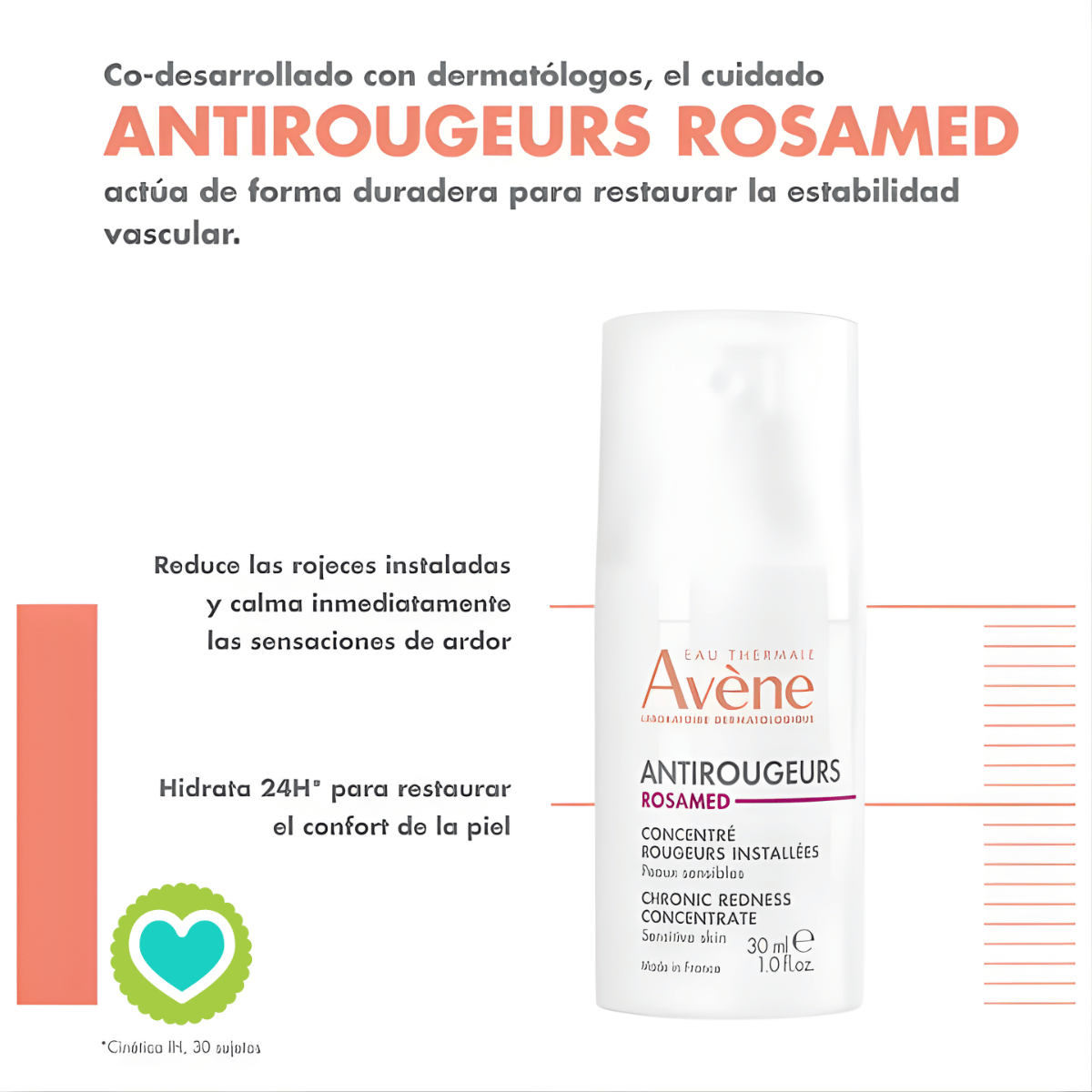 Avène Rosamed Concentrado Anti-Rojeces 30 ml