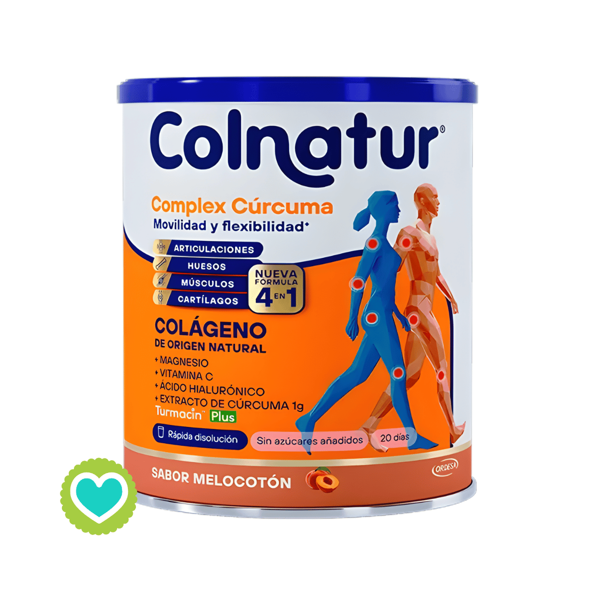 Colnatur Complex Colágeno Cúrcuma 250gr Sabor Melocotón