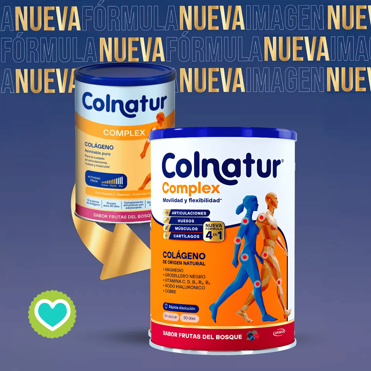Colnatur Complex 330gr. Sabor Frutas del Bosque