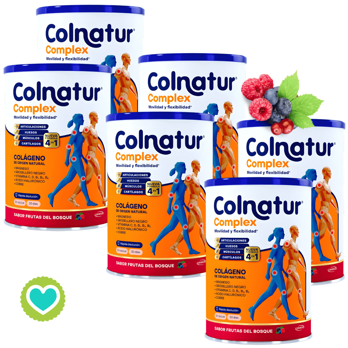 Colnatur Complex Colágeno 345gr. Sabor Frutas del Bosque