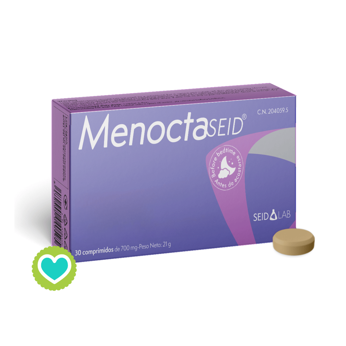 Menocta Seid 90 cápsulas mujer – complemento alimenticio descanso y bienestar femenino