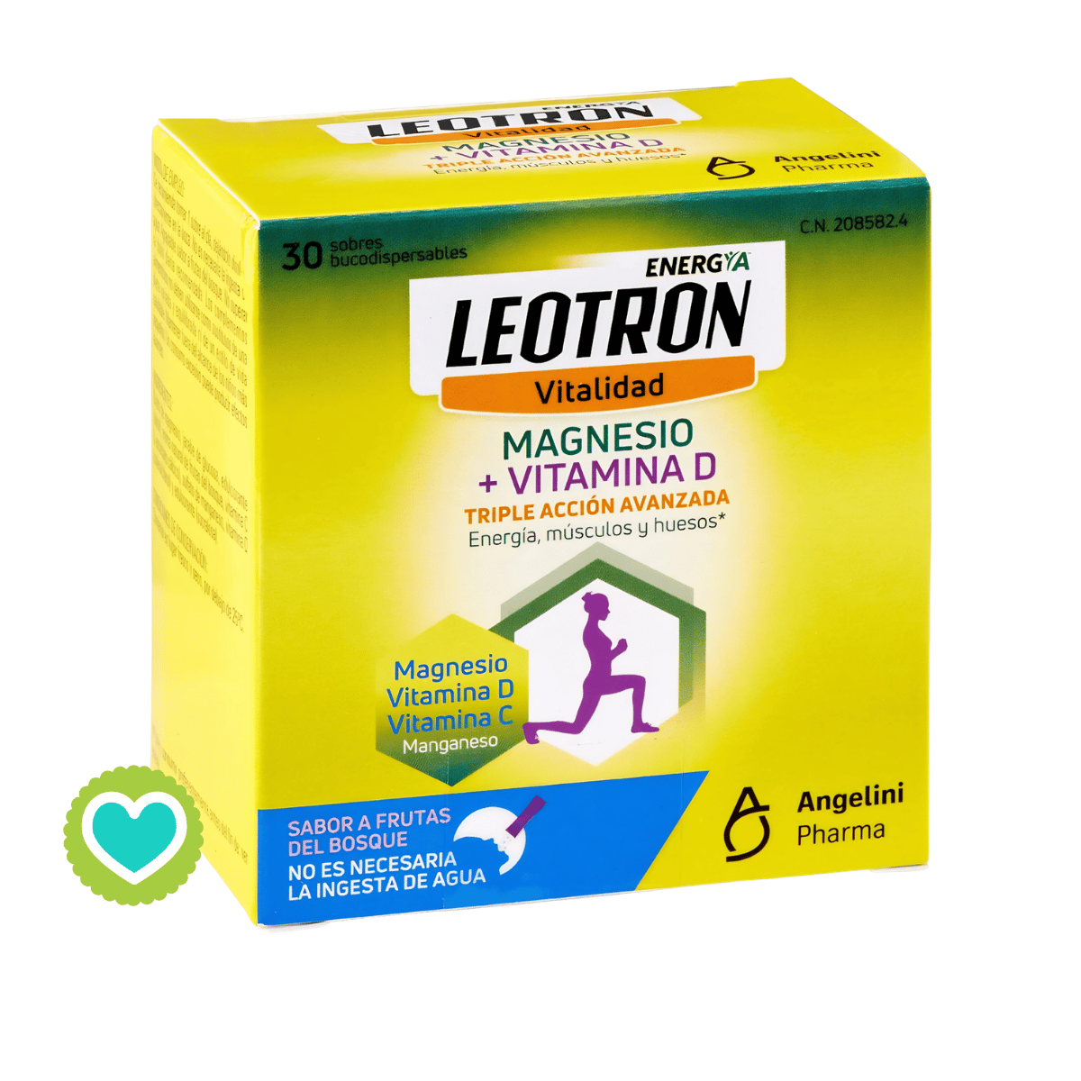 LEOTRON MAGNESIO + VITAMINA D 30 Sobres
