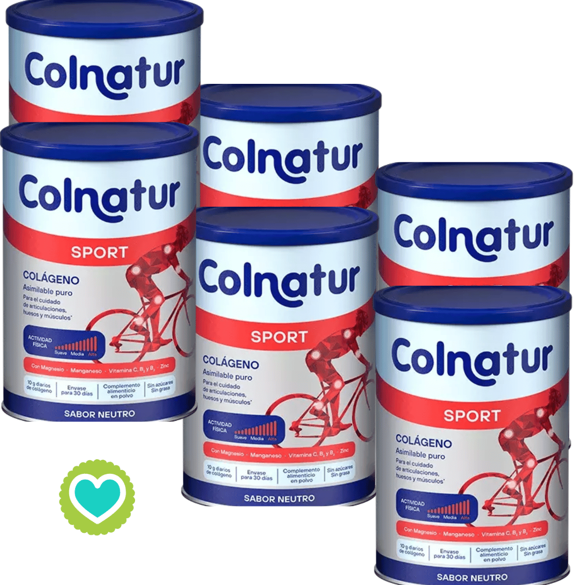 Colnatur Sport Sabor Neutro Pack 6 x 330g