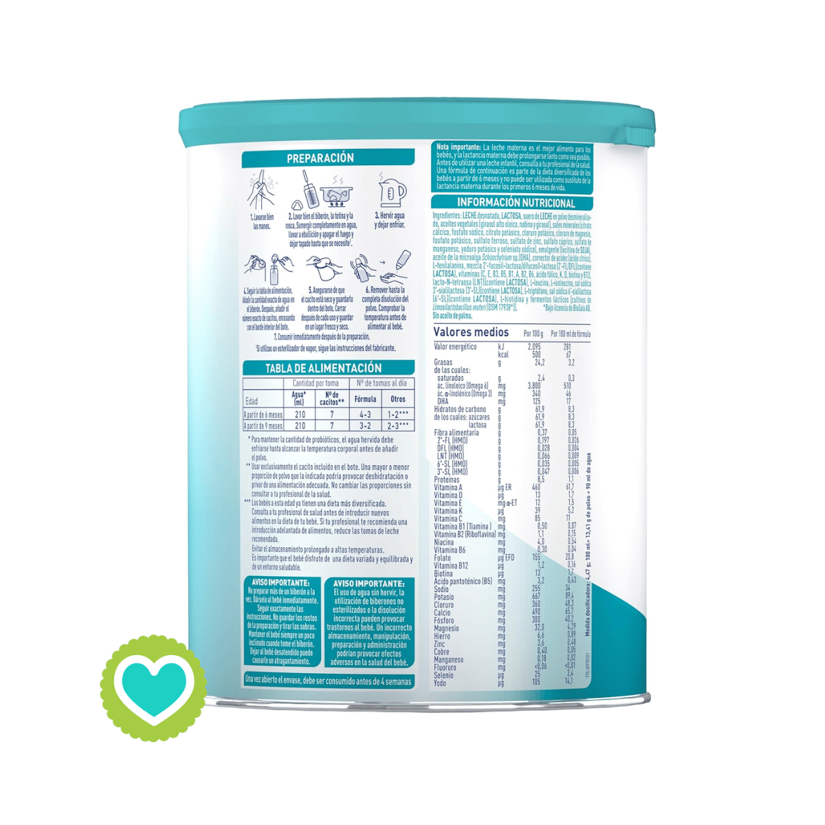 Nestle Nan 2 Optipro Leche Continuación 800gr