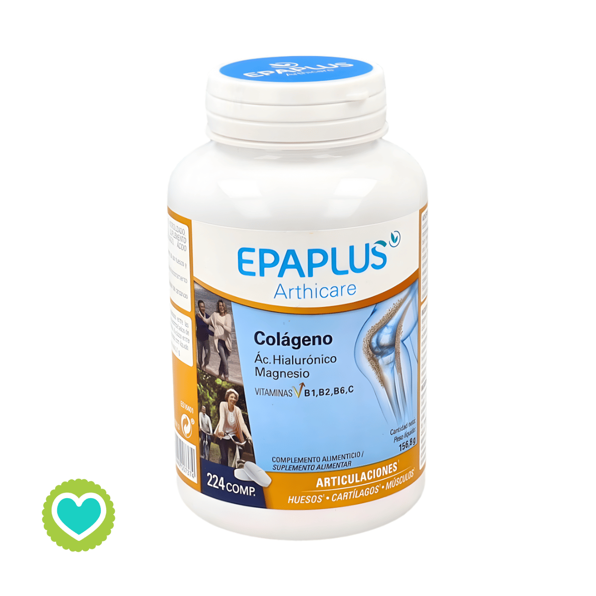 Epaplus Colágeno + Ac. Hialurónico + Magnesio 224 Comprimidos