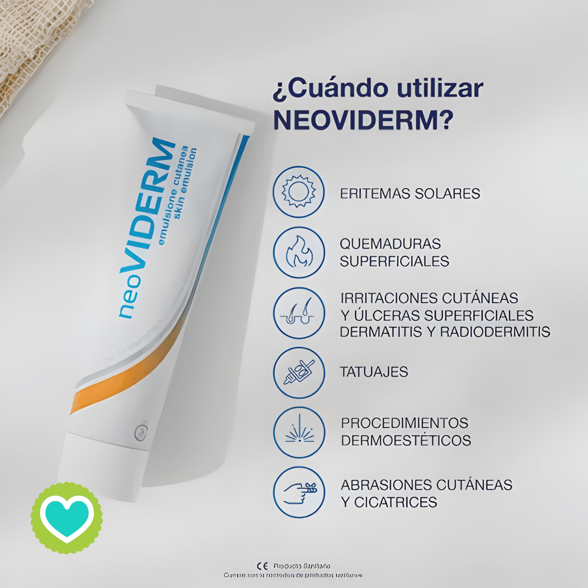 Neoviderm Emulsión Calmante Quemaduras 100ml