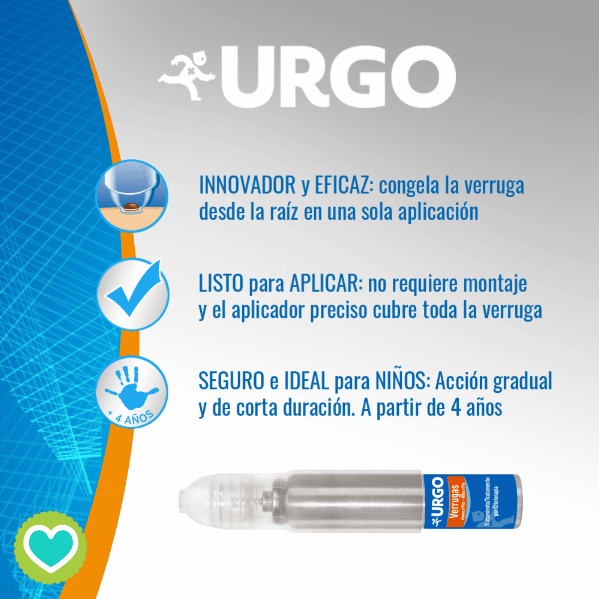 Urgo Verrugas Crioterapia Manos y Pies 38ml