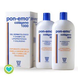 Pon-emo Colágeno Gel Champú Pack 2x500ml