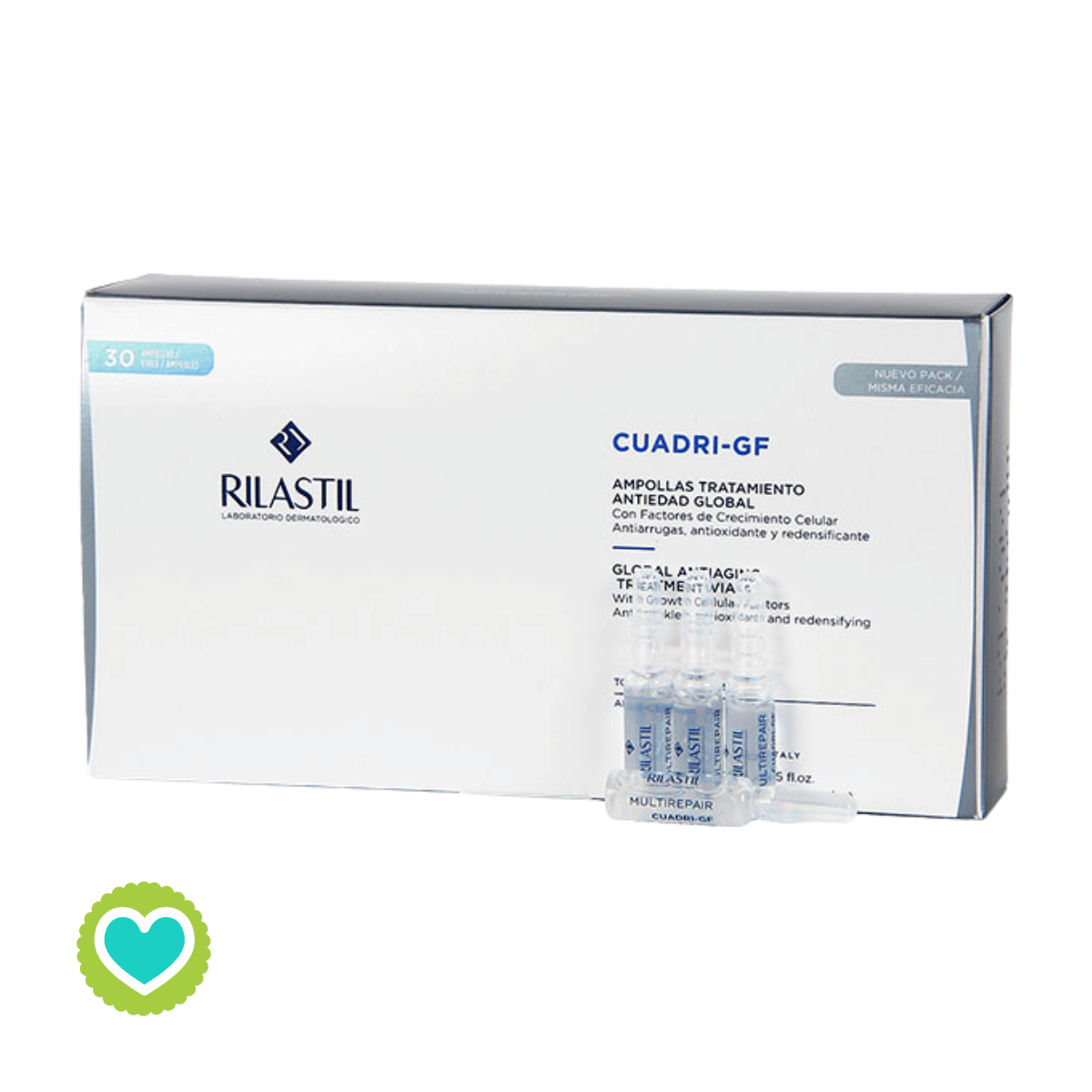 Rilastil Multirepair Cuadri-GF  Tratamiento Antiedad 10 Ampollas