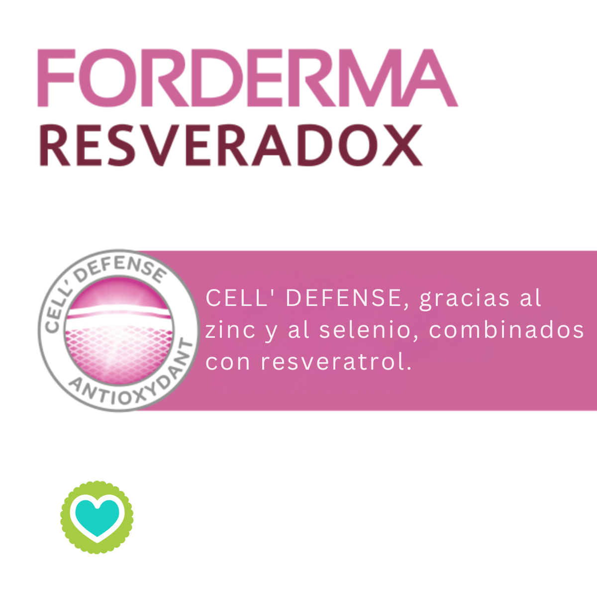 Forderma Resveradox 30 Cápsulas Arkopharma