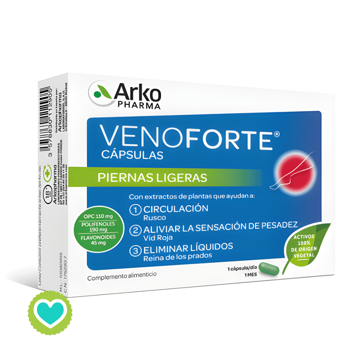 Venoforte 30 cápsulas