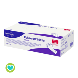 Peha-Soft Guantes Nitrilo Blanco Talla L 100uds