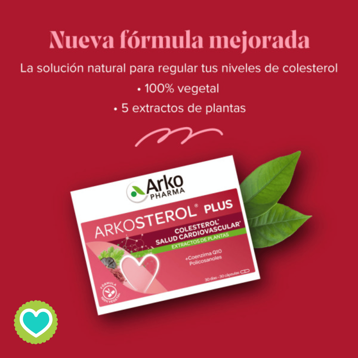 Arkosterol Plus 30 Cápsulas