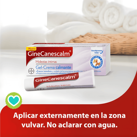 Image of Ginecanescalm Gel-Crema Alivio Irritación Vulvar Tubo 15g