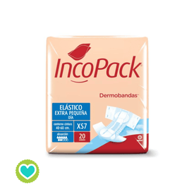 Incopack Pañal Elástico Talla Extra Pequeña Día 80 Und
